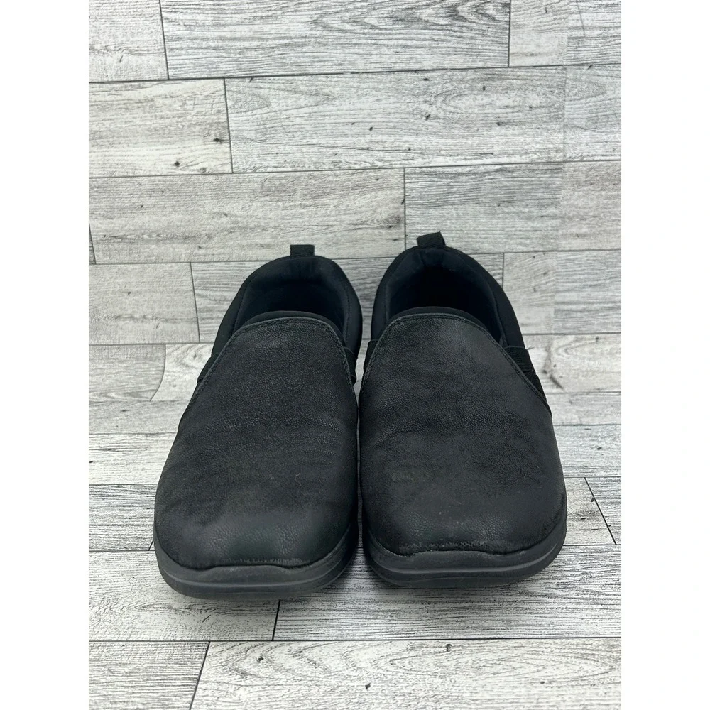 Clarks Cloudsteppers Women Sz 6.5 M‎ Black Slip On Comfort Shoes 261689544040